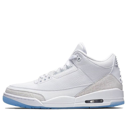 Air Jordan 3 Retro 'Triple White'  136064-111 Classic Sneakers