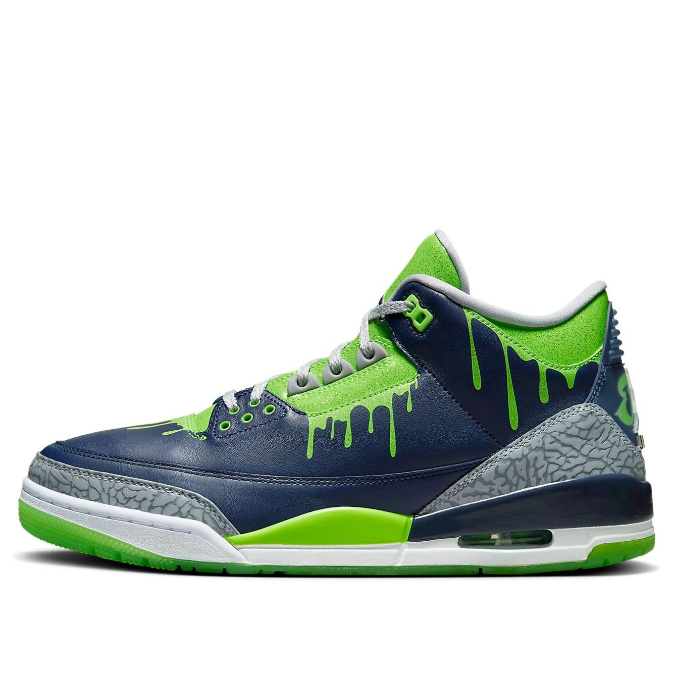 Air Jordan 3 Retro x Doernbecher XIX 'Navy Green'  FZ3030-919 Iconic Trainers