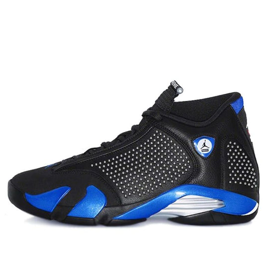 Supreme x Air Jordan 14 Retro 'Black Varsity Royal'  BV7630-004 Signature Shoe